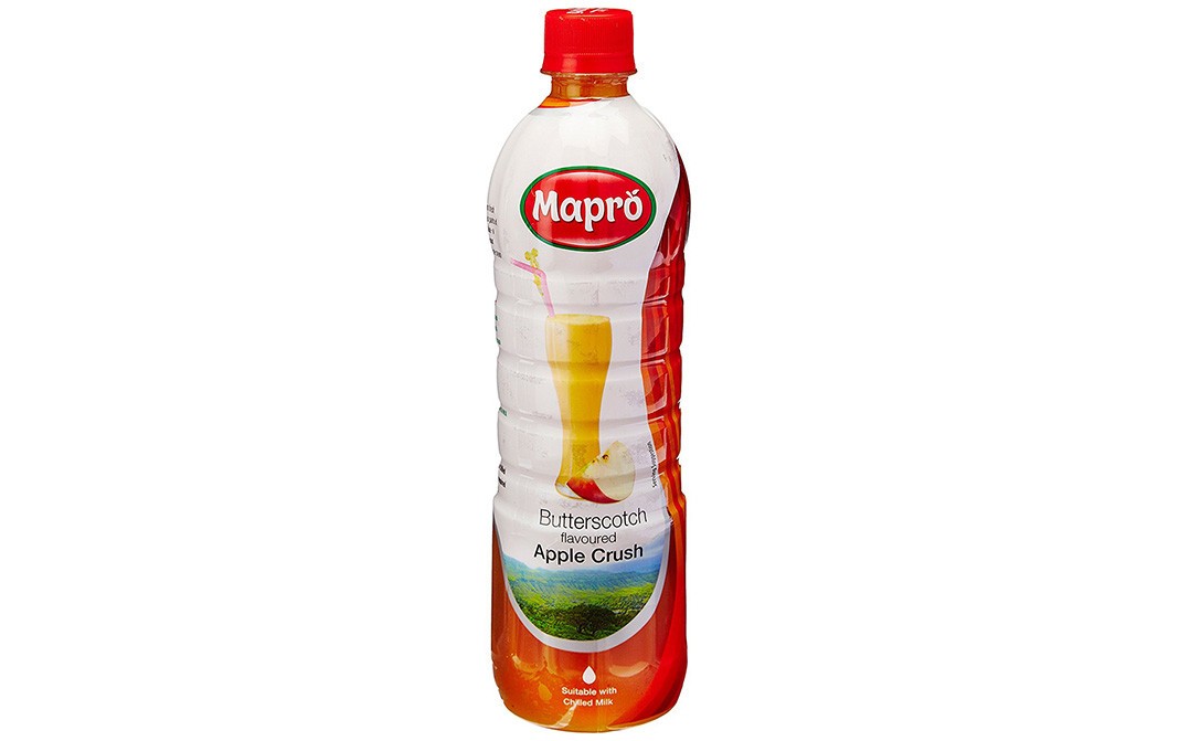 Mapro Butterscotch Flavoured Apple Crush   Plastic Bottle  750 millilitre